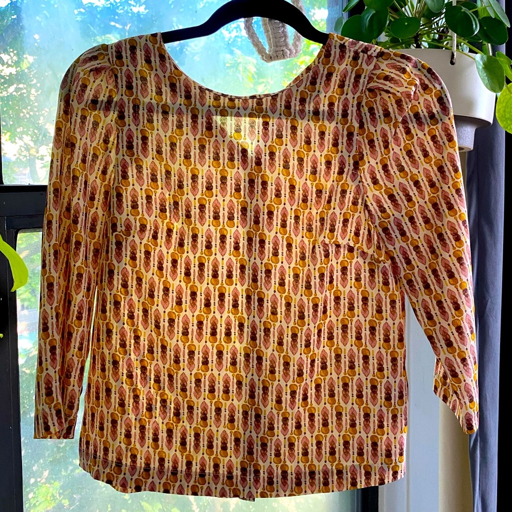 H&M printed blouse